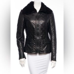 Burberry Quilted Leather Jacket